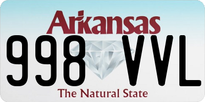AR license plate 998VVL