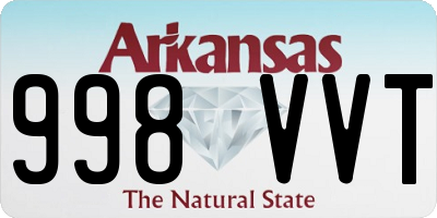 AR license plate 998VVT