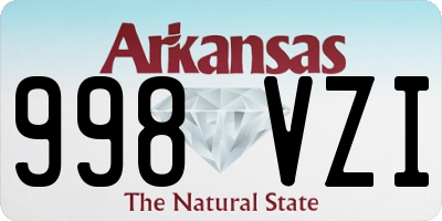 AR license plate 998VZI