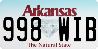 AR license plate 998WIB