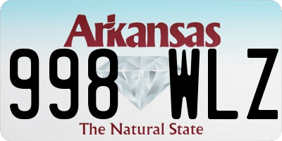 AR license plate 998WLZ