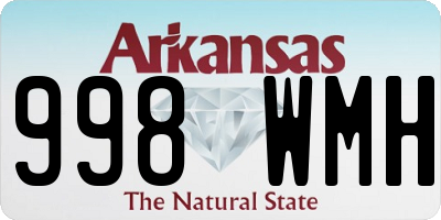 AR license plate 998WMH
