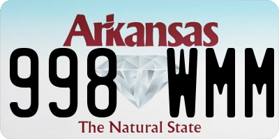 AR license plate 998WMM