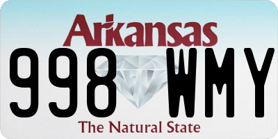 AR license plate 998WMY