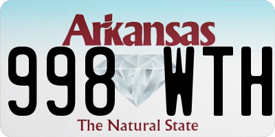 AR license plate 998WTH