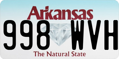 AR license plate 998WVH