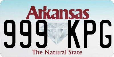 AR license plate 999KPG