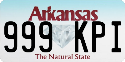 AR license plate 999KPI