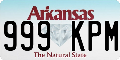 AR license plate 999KPM
