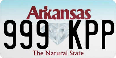 AR license plate 999KPP