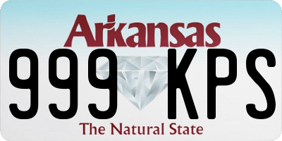 AR license plate 999KPS