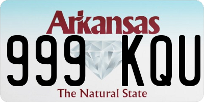 AR license plate 999KQU