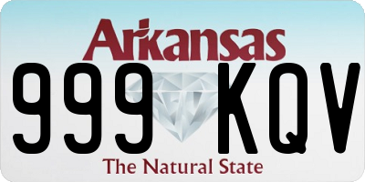 AR license plate 999KQV