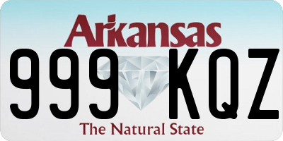 AR license plate 999KQZ