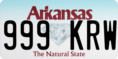 AR license plate 999KRW