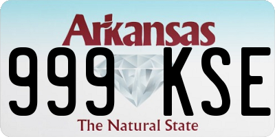 AR license plate 999KSE