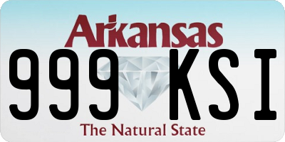 AR license plate 999KSI