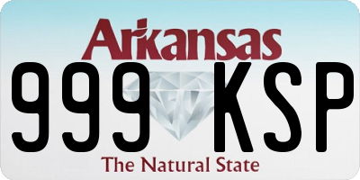AR license plate 999KSP