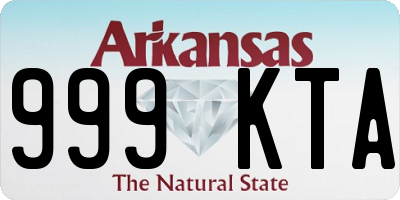 AR license plate 999KTA