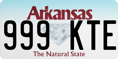 AR license plate 999KTE