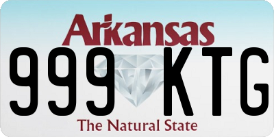 AR license plate 999KTG