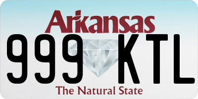 AR license plate 999KTL
