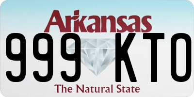 AR license plate 999KTO