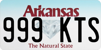 AR license plate 999KTS