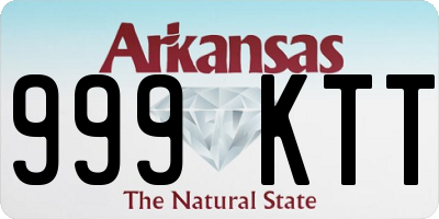 AR license plate 999KTT