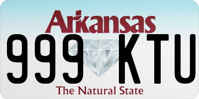 AR license plate 999KTU
