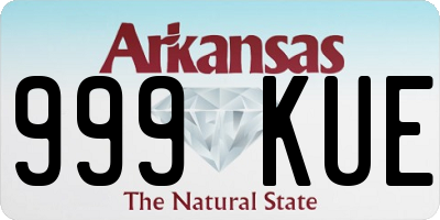 AR license plate 999KUE