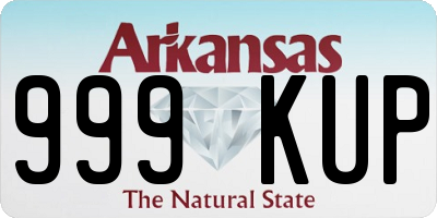 AR license plate 999KUP
