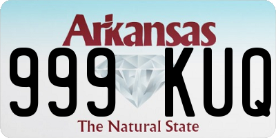 AR license plate 999KUQ