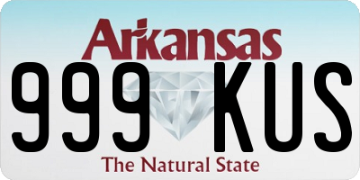 AR license plate 999KUS