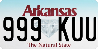 AR license plate 999KUU
