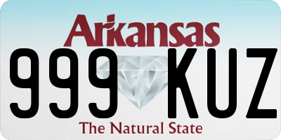 AR license plate 999KUZ