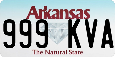 AR license plate 999KVA