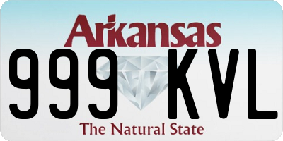 AR license plate 999KVL
