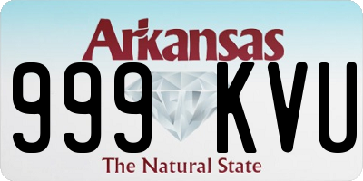 AR license plate 999KVU