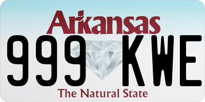 AR license plate 999KWE