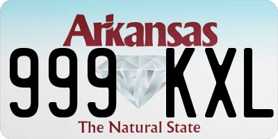 AR license plate 999KXL