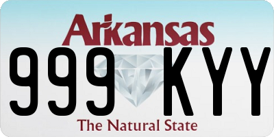 AR license plate 999KYY
