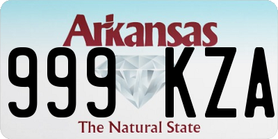 AR license plate 999KZA
