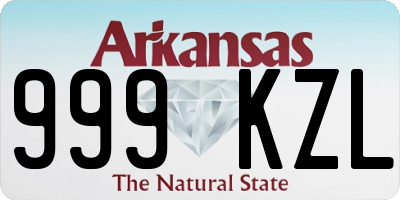 AR license plate 999KZL