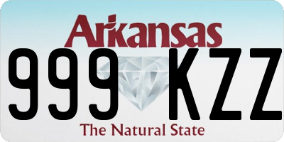 AR license plate 999KZZ