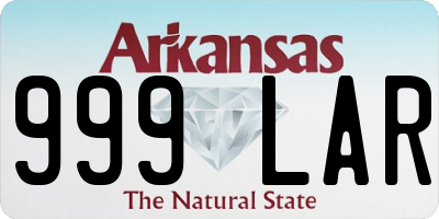 AR license plate 999LAR