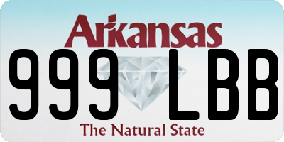 AR license plate 999LBB