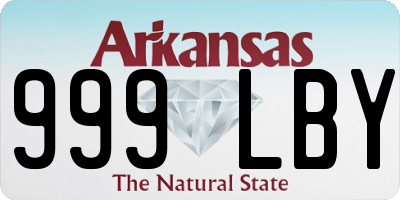 AR license plate 999LBY