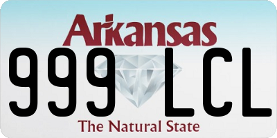 AR license plate 999LCL