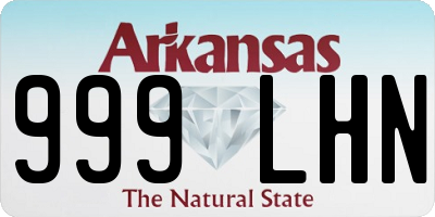 AR license plate 999LHN